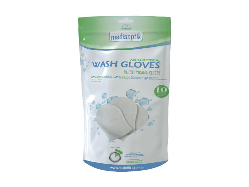 Antibakteriálne umývacie rukavice 